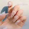 Joias para Nail Art Novas Pérolas Emendadas de Coração Luxo Leve Tridimensional Simétrico Esquerda e Direita Diamante para Unhas Joias Fabricante Atacado