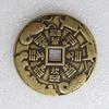 Monedas de latón engrosadas de artesanía antigua para gastar dinero, diámetro: 43 mm, material de latón n.° 243