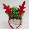 Faixa de cabelo de Natal Headwear Natal Velho Boneco de neve Antler Headband Hairpin Crianças Adulto Hairpin Headband Supplies