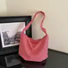 Bolsa de lona xadrez retrô estilo coreano para mulheres, bolsa de ombro de grande capacidade, bolsa tote leve e versátil, bolsa transversal para estudantes para a aula