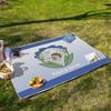 Tapete de Picnic de Oso Grueso de Dibujos Animados Impermeable a Prueba de Humedad Tapete Portátil para Piso Tienda Playa Parque Exterior Tapete para Camping