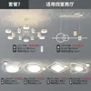 Lámpara de Techo para Sala de Estar Moderna Simple Atmosférica Nórdica Luz Lujo Proyección de Estrellas Lámpara de Dormitorio Lámparas Zhongshan Paquete Completo para Casa