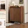 Zapatero de Madera Maciza para Entrada de Casa, Zapatero Multicapa Grande Estilo Vintage, Nuevo Modelo 2025, de Alta Gama Más Vendido