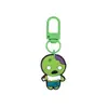 Llavero de Goma Suave de Fantasma de Halloween Dibujado Hebilla de Puerta en Forma de 8 en Forma de U Llavero Pinza de Langosta Figura de Muñeco Hebilla Colgante Adorno