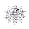 Broche Simples de Floco de Neve Feminino Coreano Corsage Casaco Casaco Terno Broche Joias Luxuoso e Atmosférico Acessórios Versáteis
