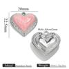 Acero Inoxidable Aceite Colgante Corazón de Durazno DIY Collar de Dama Pulsera Joyería Hecha a Mano Colgante de Amor Accesorios de Joyería