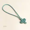 Padrão de Nuvem Pingente Artesanal com Borla DIY Nó Chinês Decoração para Carro Acessórios de Vestuário Materiais Têxteis Borla de Cor Única