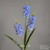 Flores Artificiais Azuis para Casamento Flores Falsas de Teto Decoração de Casamento Parede de Flores Arranjo de Flores de Chão para Casamento Materiais para Arranjo de Flores de Seda