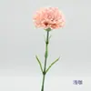 Cravos de seda artificial, variedade de haste longa de haste única, variedade de haste curta, ideais para o Dia das Mães, decoração de casa e arranjos de mesa.. Flores artificiais altamente recomendadas