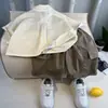 Ropa de Verano para Niños 2026 Estilo Nuevo Estilo Universitario Traje de Manga Corta para Niños Camisa Delgada de Verano para Bebé Conjunto de Dos Piezas