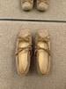 Zapatos de Salón Rojos de Gamuza con Punta Cuadrada Retro y Elevación Interna para Mujer Otoño Nuevo Estilo Coreano Zapatos Mary Jane Estilo Ballet