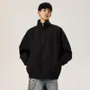 Chaqueta de cuello alto para hombre, nueva tendencia casual de primavera y otoño, diseño versátil y elegante, corte holgado