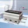 Grelha de Churrasco ao Ar Livre Fogão a Carvão para Churrasco Doméstico Aquecimento a Carvão Interno Espetos Churrasqueira Pequena Fogueira Sem Fumaça Comercial