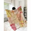 Manta Patchwork de Plantas Acuarela Manta Floral Retro Chal para Siesta en Dormitorio Manta Suave y Cálida