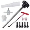 Conjunto de Ferramentas para Remoção de Válvula de Pneu, Ferramenta de Instalação Rápida de Válvula de Pneu, Ferramenta de Reparo de Pneu, Reparo de Pneu