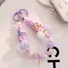 Cadena de Teléfono Móvil Colgante de Cuentas Acrílicas Pintadas a Mano Creativas Accesorios Lindos para Bolsos de Mujer Colgante de Llavero Pequeños Regalos Venta al por Mayor