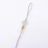 Nueva Cuerda Colgante Ruyi Verde Estilo Chino Trébol de Cuatro Hojas, Cuerda de Nylon Resistente al Desgaste Tejida a Mano, Colgante para Joyería DIY con Cuentas