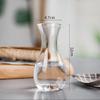 Jarrón de cristal con una sola flor, estilo creativo y sencillo, para sala de estar, escritorio, escritorio, agua, adornos, venta al por mayor