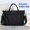 Bolsa de Documentos al por Mayor Transfronteriza, Maletín Portátil, Bolso de Negocios para Hombre, Bolsa para Portátil de Oficina de Abogado, Bolso Cruzado de Hombro Horizontal