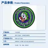 Etiquetas de transferencia de calor TPU de voltaje transfronterizo selladas térmicamente, insignias tridimensionales de ropa y uniformes de equipo selladas térmicamente hechas a medida, fabricadas bajo pedido según los diseños proporcionados