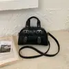 Bolso de Mano con Cesta de Diseño de Nicho en Forma de Media Luna Coreano, Bolso de Mano de Moda Tendencia, Bolso de Hombro, Bolso Cruzado para Mujer, Color Caramelo