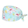 Gorro quirúrgico para hombre de algodón, gorro redondo, gorro de enfermera para quirófano, gorro quirúrgico con estampado, gorro de trabajo ajustable para mujer doctora