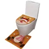 Decoraciones Navideñas para Cubierta de Asiento de Inodoro de Nuevo Producto Transfronterizo Cubierta de Asiento de Inodoro de Reno Suministros de Baño Juego de Dos Piezas