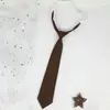 Corbata de moño para hombre Corbata de moño para mujer Floral Versátil JK Uniforme japonés Sin banda elástica Material escolar Jardín de infantes Rayado Estilo Campus