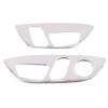 Adecuado para 18 Toyota Camry Camry marco triangular interior ajuste de asiento espejo retrovisor anillo brillante decoración interior