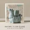 Decoração Criativa de Escritório Tendência Estilo Chinês Pedra Arenito Verde "Riqueza Instantânea" Pequenos Enfeites Artesanato para Paisagismo de Aquário
