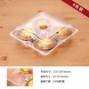 Caixa descartável para pastel de nata caixa de embalagem de pastel de nata em blister transparente atacadistas usam caixa de embalagem para 2/4 em português