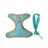 Arnés para Mascotas Estilo Chaleco Arnés para Perro Correa para Perro Pequeño Reflectante Venta al por Mayor Correa para Perro Correa de Nailon Transpirable
