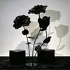 Rosa de papel flor artificial gigante decoración de escaparate de centro comercial accesorios de decoración de suelo para bodas