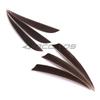 Arco y flecha de pluma original en forma de escudo de 5 pulgadas US caza compuesto tradicional flecha pluma pluma de pavo