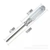 Destornillador Phillips 3.0 transparente de cristal mini de 95 mm de largo Destornillador pequeño de 3 mm Destornillador al por mayor
