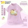 2025 Novo Vestido Infantil de Manga Curta para Meninas da Moda Cachorro Pudim Meninas Verão Princesa Saia Doce
