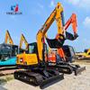 Mini Escavadeira Sany Sy60C, Fornecimento Exclusivo Transfronteiriço, Retroescavadeira Hidráulica Todo-o-Terreno, 90% Novo