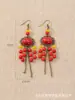 Estilo étnico exótico tocado cadena de frente collar bohemio antiguo retrato de viaje de Yunnan Lijiang colgante de cejas accesorios para el cabello