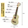 Kit DIY de Ukelele de 21 pulgadas, Superventas Transfronterizo, Madera Cruda de Tilo sin Terminar para Instrumento Musical Pintado a Mano con Graffiti