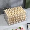 Tapete para Cubrir Empanadas Antiadherente de Grado Alimenticio Doméstico Caja para Empanadas Refrigerador Espesada Cocina Apilable Almacenamiento Bandeja para Empanadas
