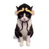 Gorro Lindo y Divertido para Mascota Disfraz de Gato Accesorio para la Cabeza Accesorios para Perro Collar Adornos Tejidos Nuevos 2026