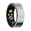 Anillo Inteligente Transfronterizo Anillo Inteligente de Tecnología Negra Monitoreo de Glucosa en Sangre Frecuencia Cardíaca Presión Arterial Sueño Saludable Anillo Bluetooth