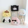 Bolsa de Cosméticos de Peluche de Dibujos Animados, Neceser Portátil de Viaje, Bolsa de Almacenamiento Multifuncional de Gran Capacidad, Lindo Bolso de Mano Portátil