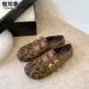 Zapatos planos de piel genuina con hebilla, estilo Birkenstock para mujer, nueva colección otoño 2026, mocasines casuales de suela blanda