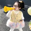 Cross2026 Comércio Exterior Outono Inverno Novo Colete de Pelo Estampado Integral Estrela Capa Infantil Roupa Infantil Colete