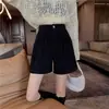 Pantalones Cortos de Pierna Ancha Talla Grande Otoño Invierno Mujer 2026 Nuevos Cintura Alta Rectos Casuales Pequeños Pana Ropa Exterior Pantalones Bootcut