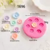 Flor de Ciruelo Flor de Durazno Flor de Cerezo Forma de Incienso Yeso Cera Vela Molde de Silicona Hecho a Mano 1693