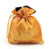 10YJGZ Bolsa de Seda Bordada com Cordão para Frutas de Canto Arredondado Bolsa para Joias Bolsa para Relíquias Culturais Bolsa de Noz Bolsa para Contas de Oração Bolsa de Estilo Antigo