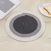 Posavasos de Cuerda de Algodón Tejida Estilo Japonés, Base para Cuenco, Mantel Individual, Mantel para Mesa del Hogar