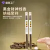 Incensário de Vara Dzambala Preto para Riqueza Madeira de Agar Natural Incensário para Altar Doméstico Incensário de Vara Interno Duradouro Queimador de Incenso para Quarto Tipo Ignição Incenso Tibetano